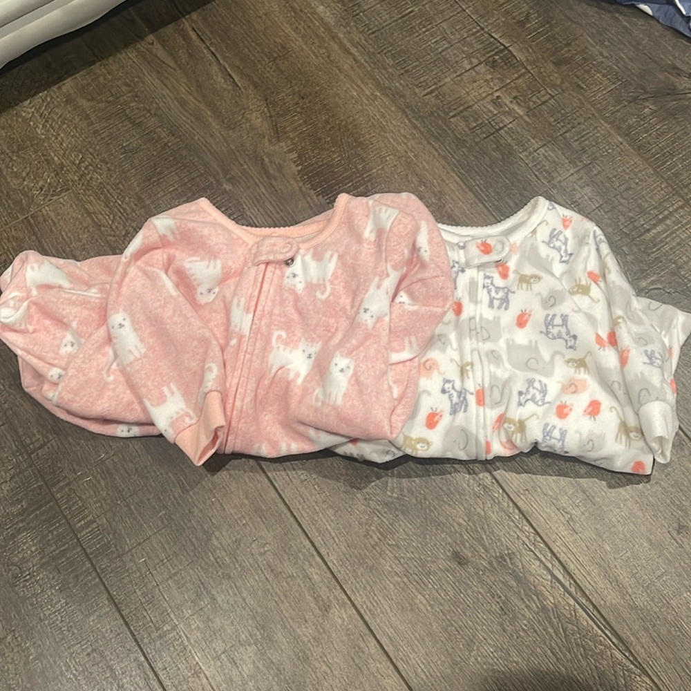 Long sleeve fleece sleep sack